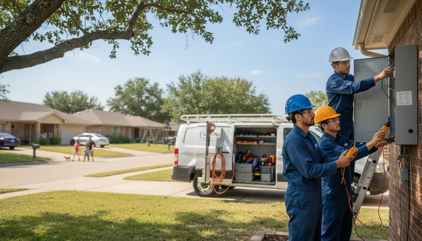 Certified electrician providing emergency electrical services in Canmer, KY